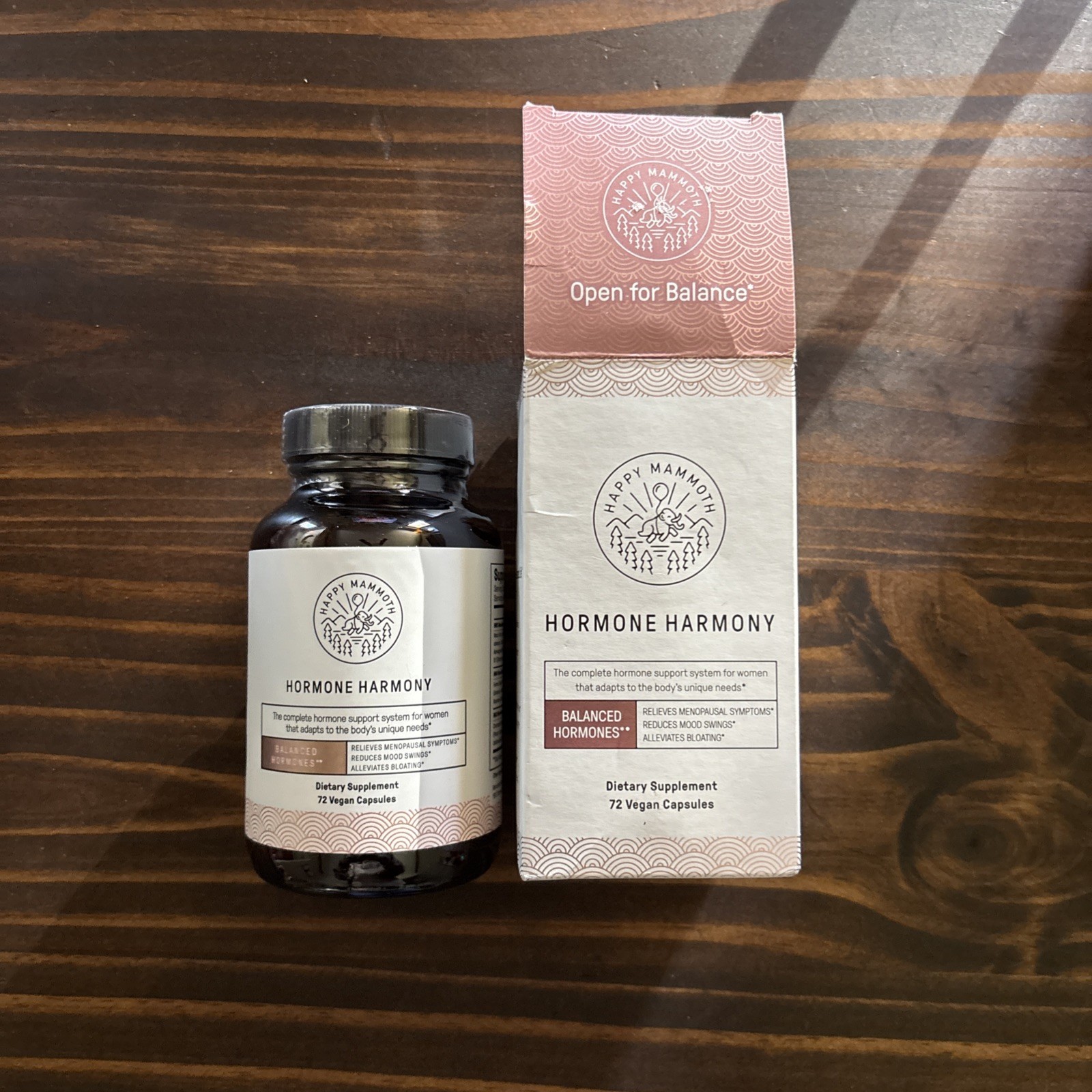 Happy Mammoth Hormone Harmony Dietary Supplement 72 Capsules New *Ex 10/2025