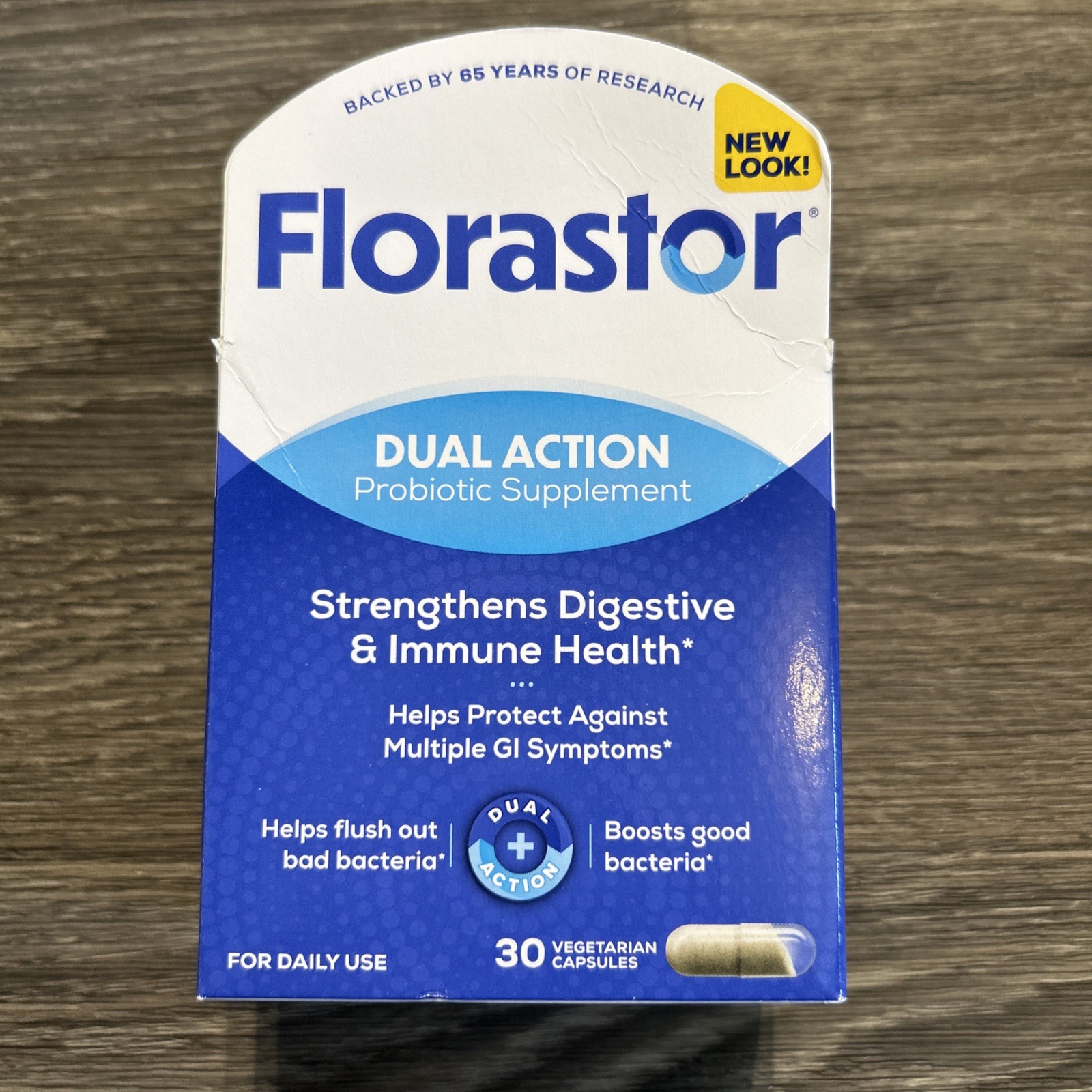 New Florastor Dual Action Probiotic Supplement Immune Health 30 Pack Exp 11/2026
