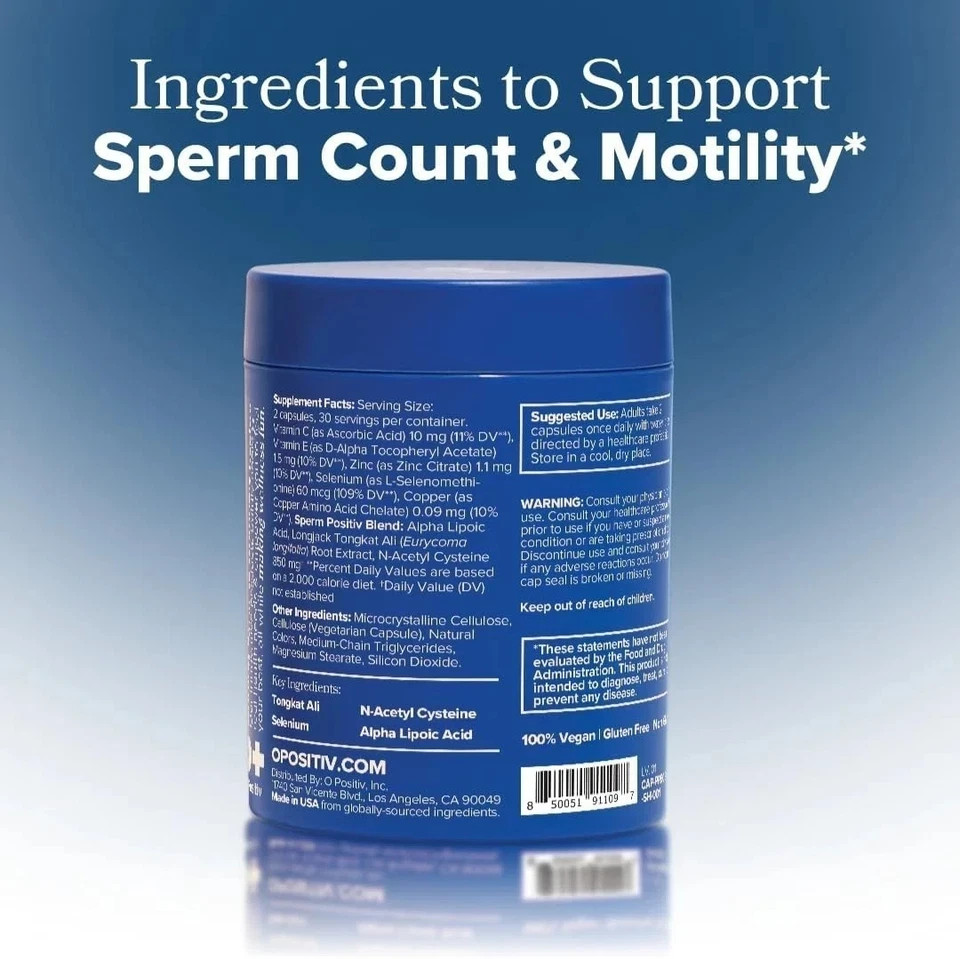 Preggo Sperm Health Capsules for Men – Obgyn-Formulated for Improved Sperm Count