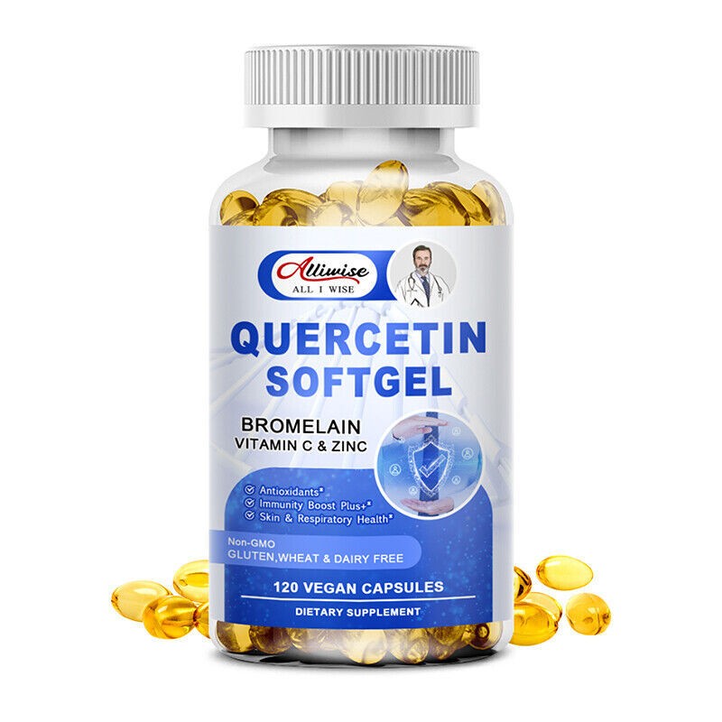 Quercetin 1000MG with Bromelain & Zinc – Natural Immune Support Supplement