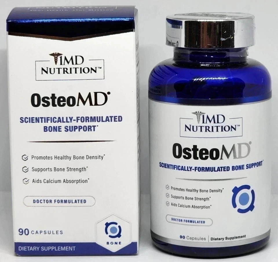1MD Nutrition OsteoMD Bone Health Support 90 Softgels Pack of 3- EXP-02/2027