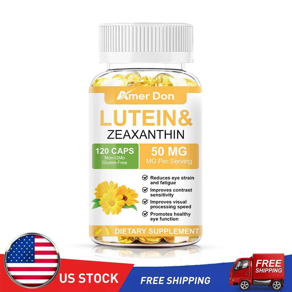 Lutein and Zeaxanthin 50 mg | 120 Softgels | Eye Health Vitamins | Vision Health
