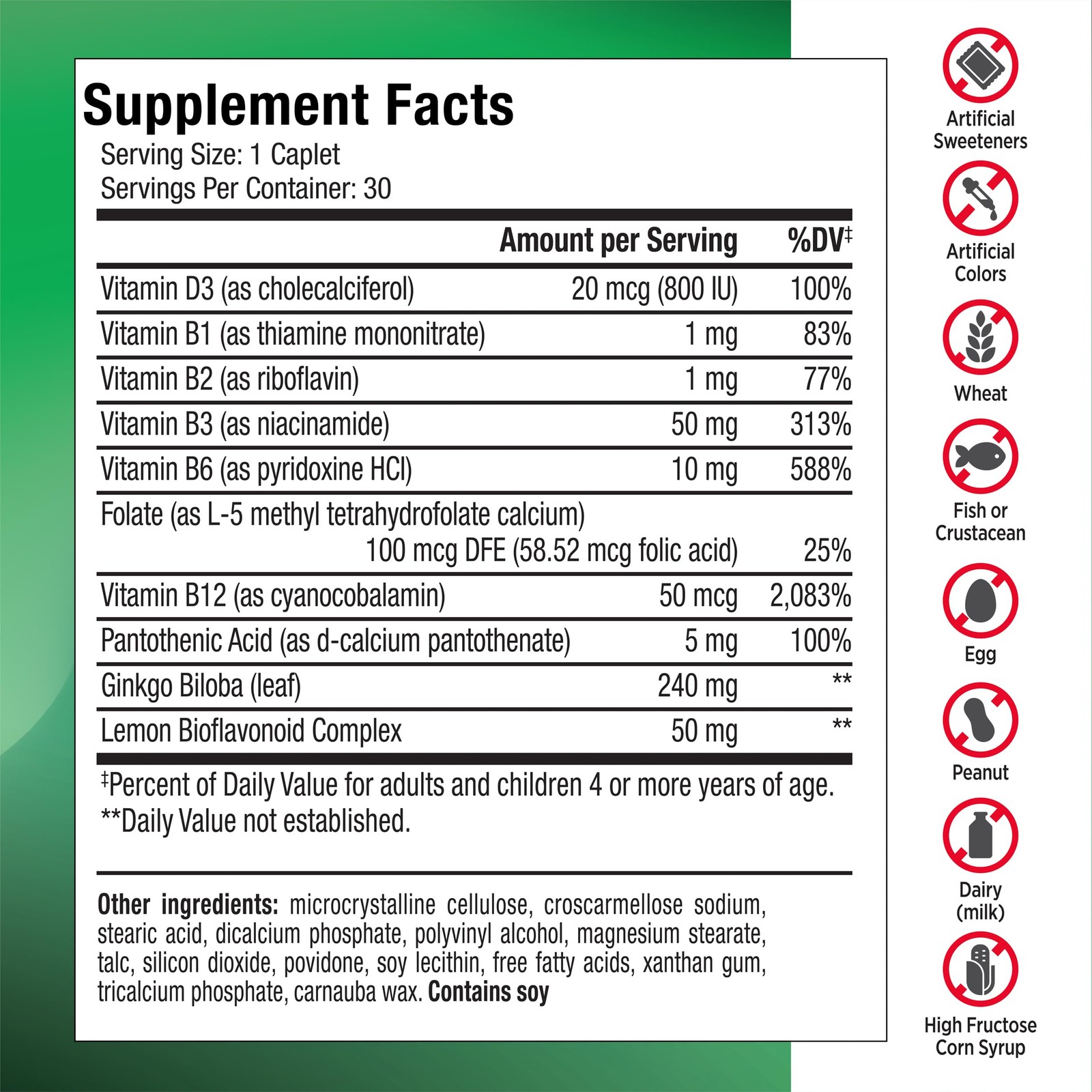 LIPO Balance Support Supplement for Dizziness 30 Count (Pack of 1), No Color
