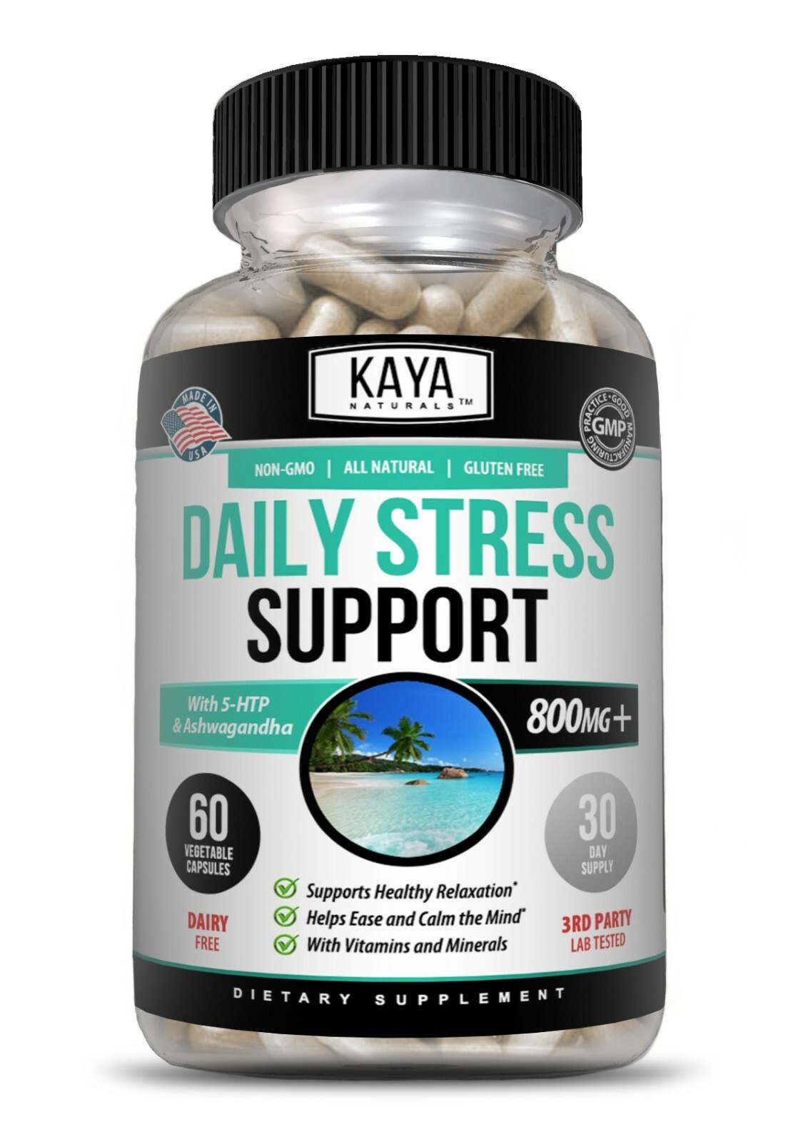 Natural Anxiety & Stress Relief, Combat Stress, Stress Support, Anti Stress