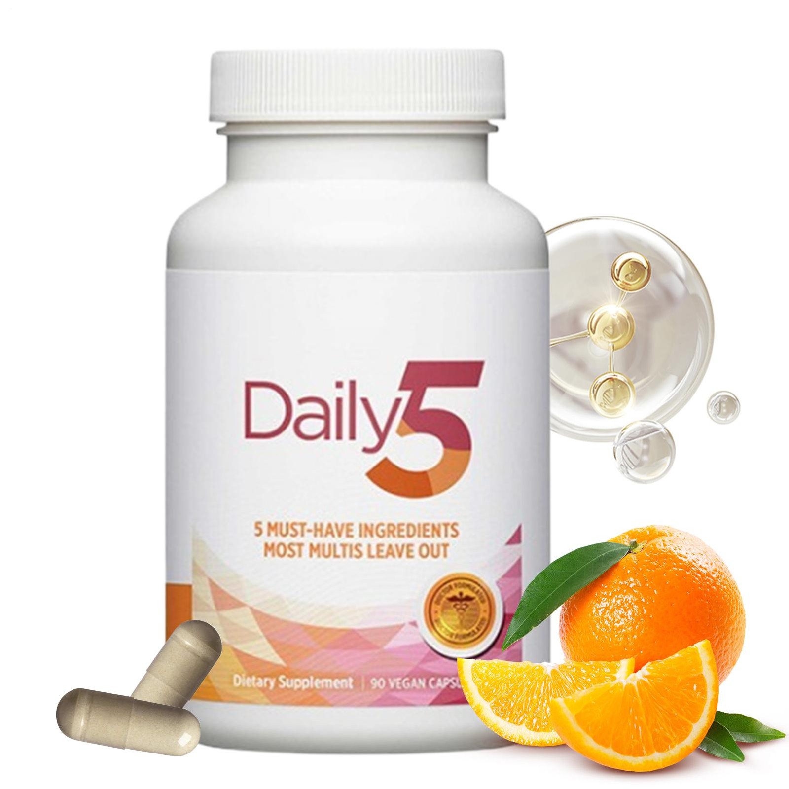 ‘ Doctors Preferred Daily5 90 Vegan Capsules Dietary Supplement