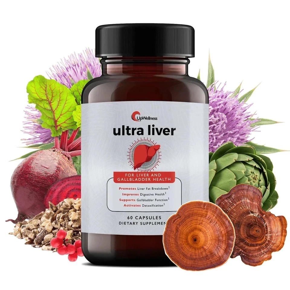Ultra UpWellness Liver Supplement for Liver Health and Gallbladder Support