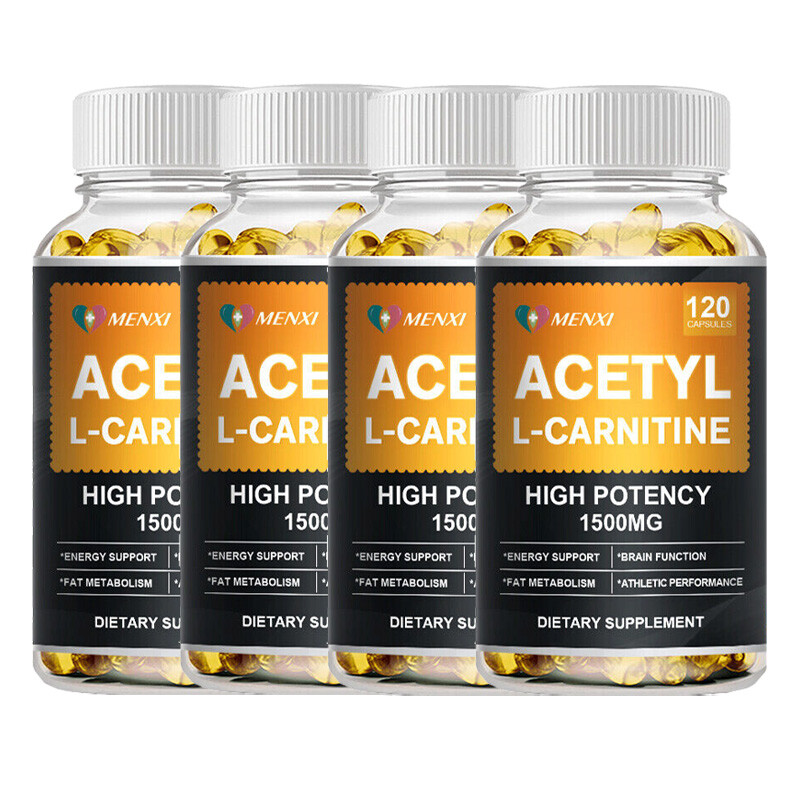 L-Carnitine Capsules – Fat Burner & Energy Booster – Weight Management 1500mg