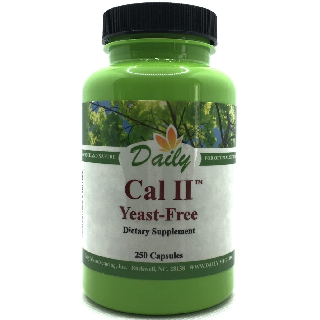 Calcium Carbonate & Hydroxide Supplement – Yeast-Free, Daily Calcium Boost