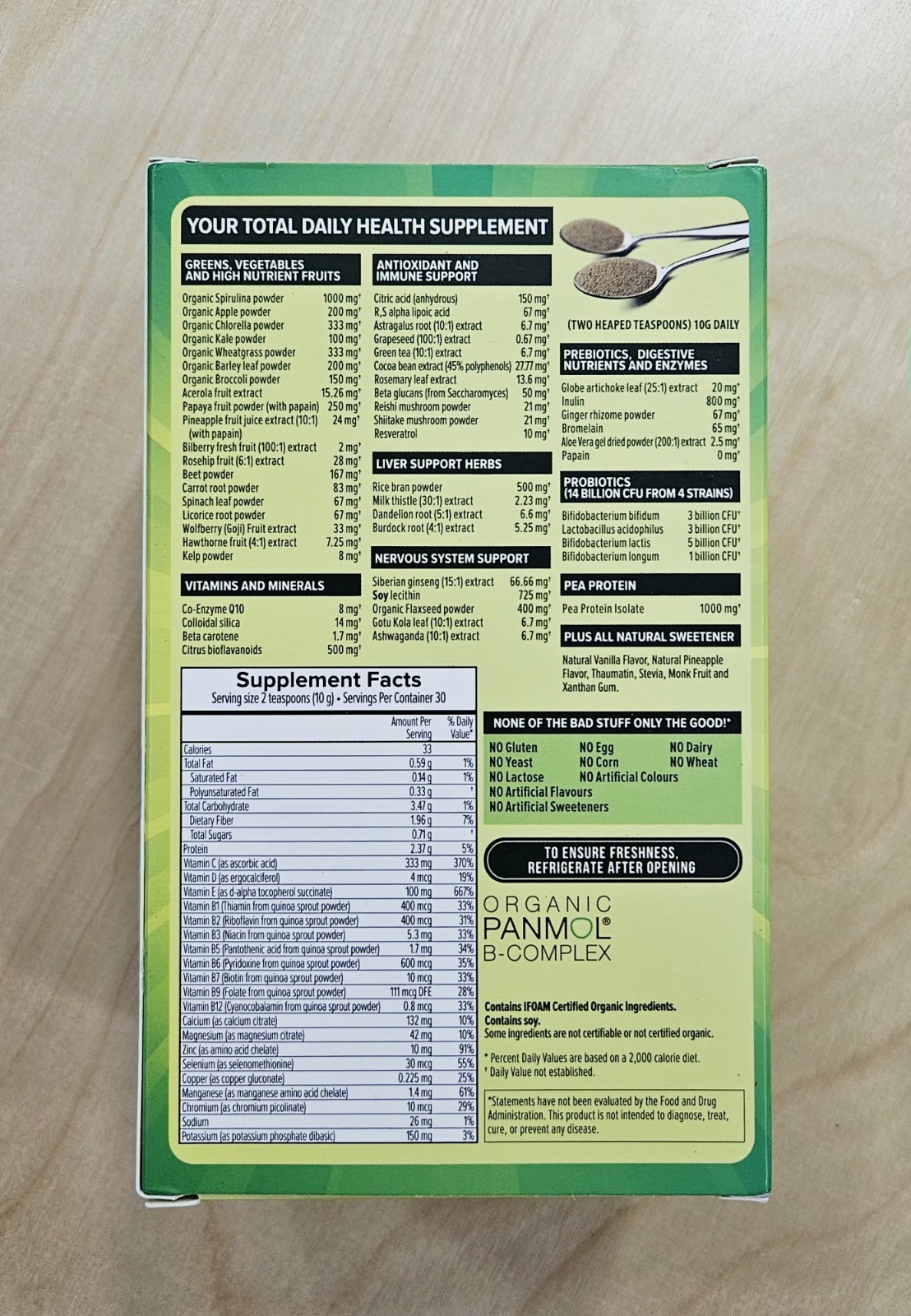 Vital All – In – One Daily Multi Nutrient On The Go Travel Sachets Exp May 2027