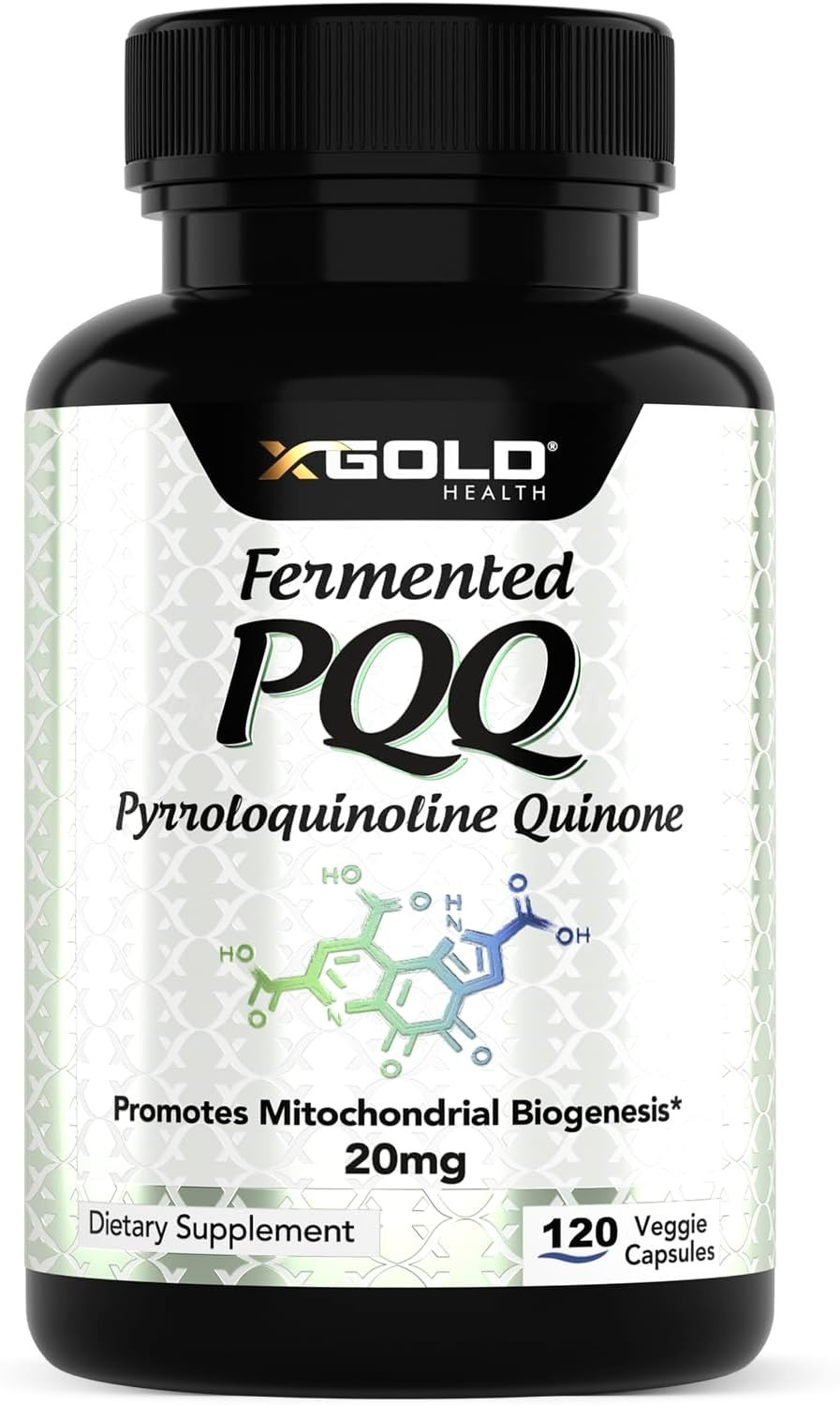 Gluten-Free PQQ 20mg Capsules – Boost Mitochondrial Health in 120 Easy Pills