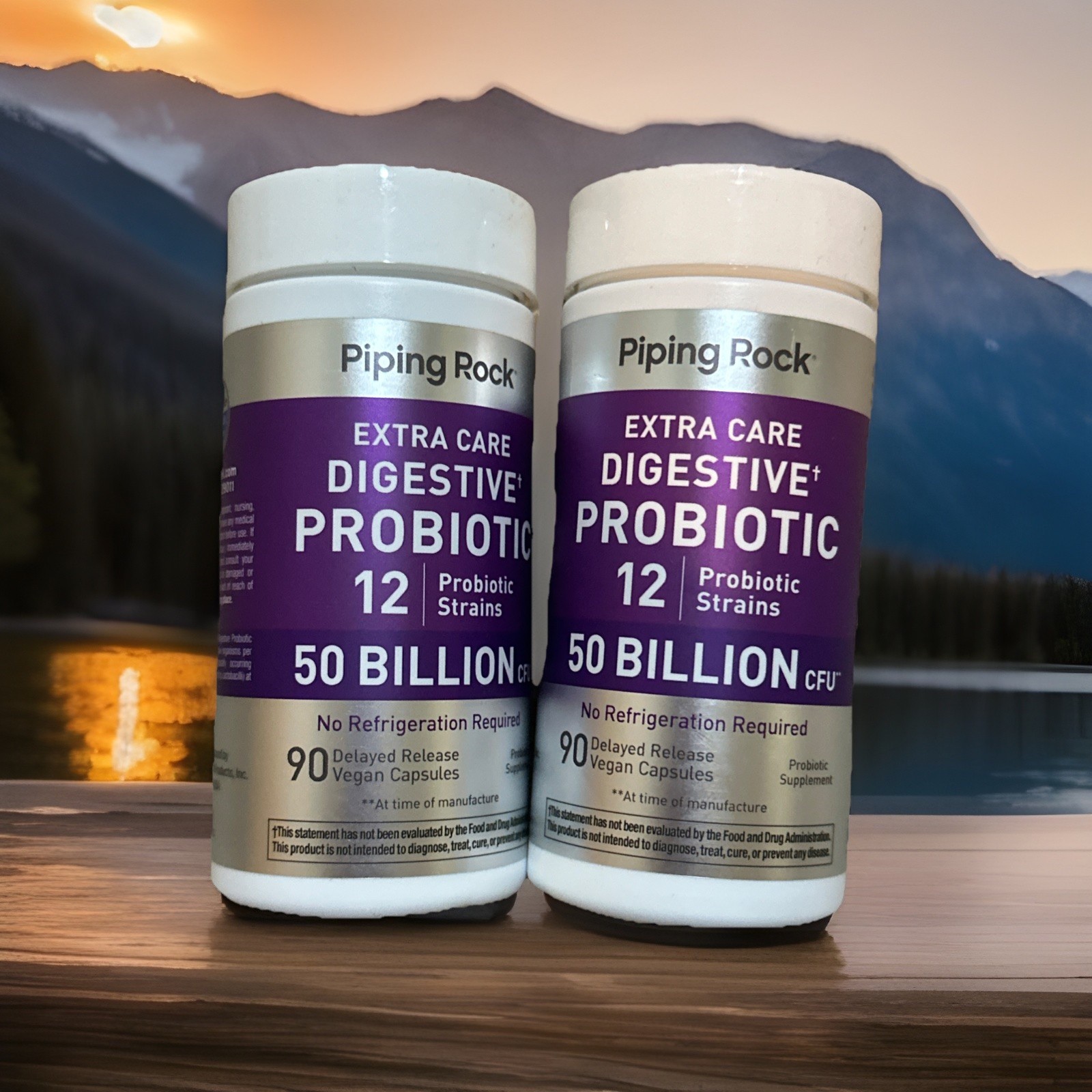 2 Bottles Extra Care Probiotic 50 Billion CFU 90 Cap NEW 6/27 Free Shipping