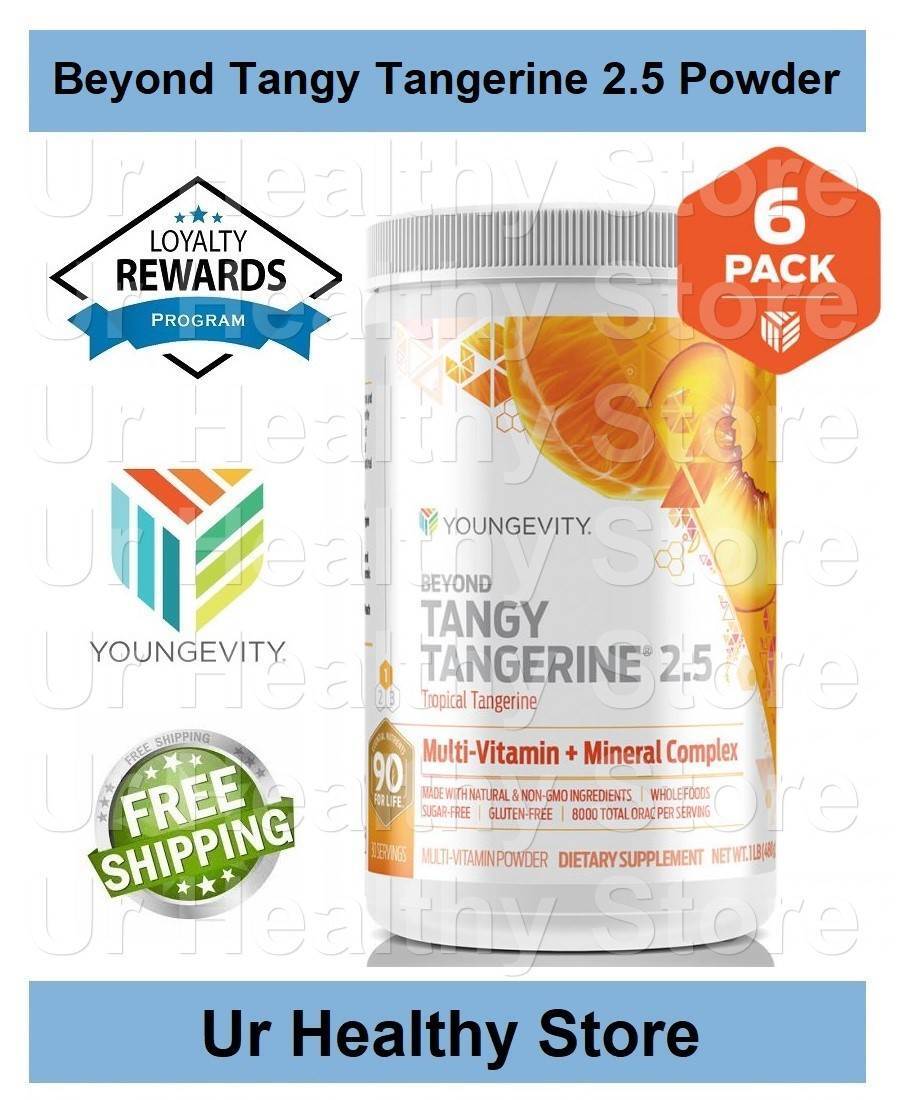 Beyond Tangy Tangerine 2.5 [6 PACK] Youngevity BTT **LOYALTY REWARDS**