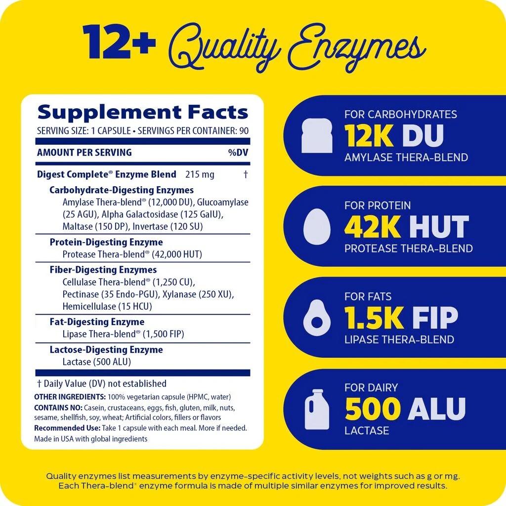 Enzymedica Digest Gold 240 Capsules EXP: 08/2025