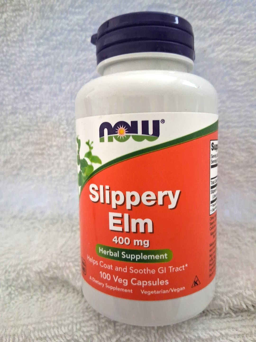 Slippery Elm 400Mg 100 Capsules Exp.07/2028