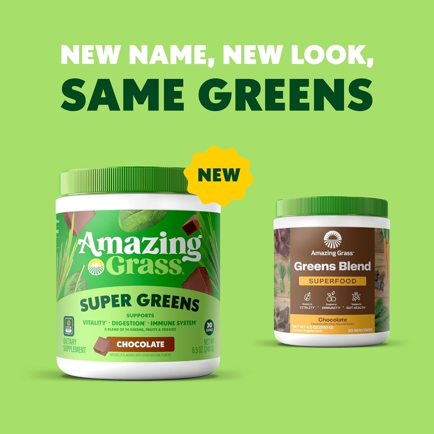Nutrient-Dense Organic Greens Powder – Plant-Based Energy Boost, 30 Servings