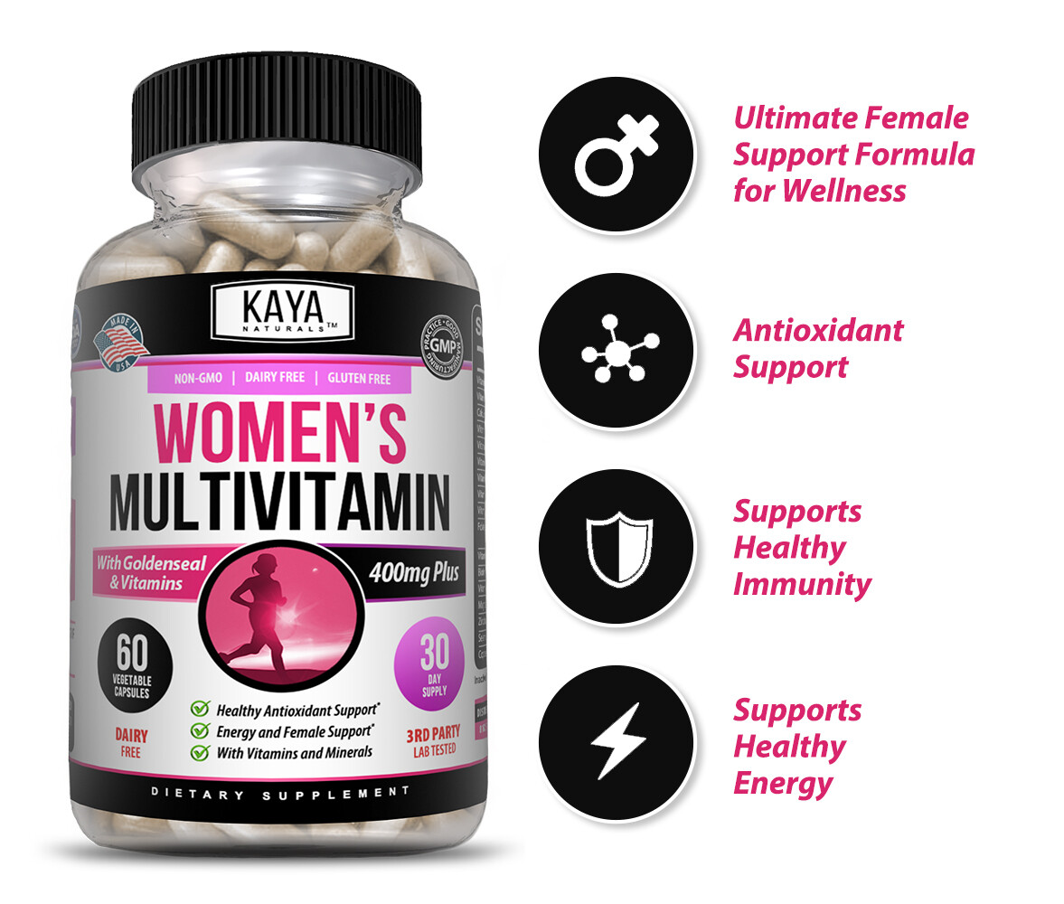 Womens Multivitamin & Multi-Mineral, Increase energy metabolism and vibrance