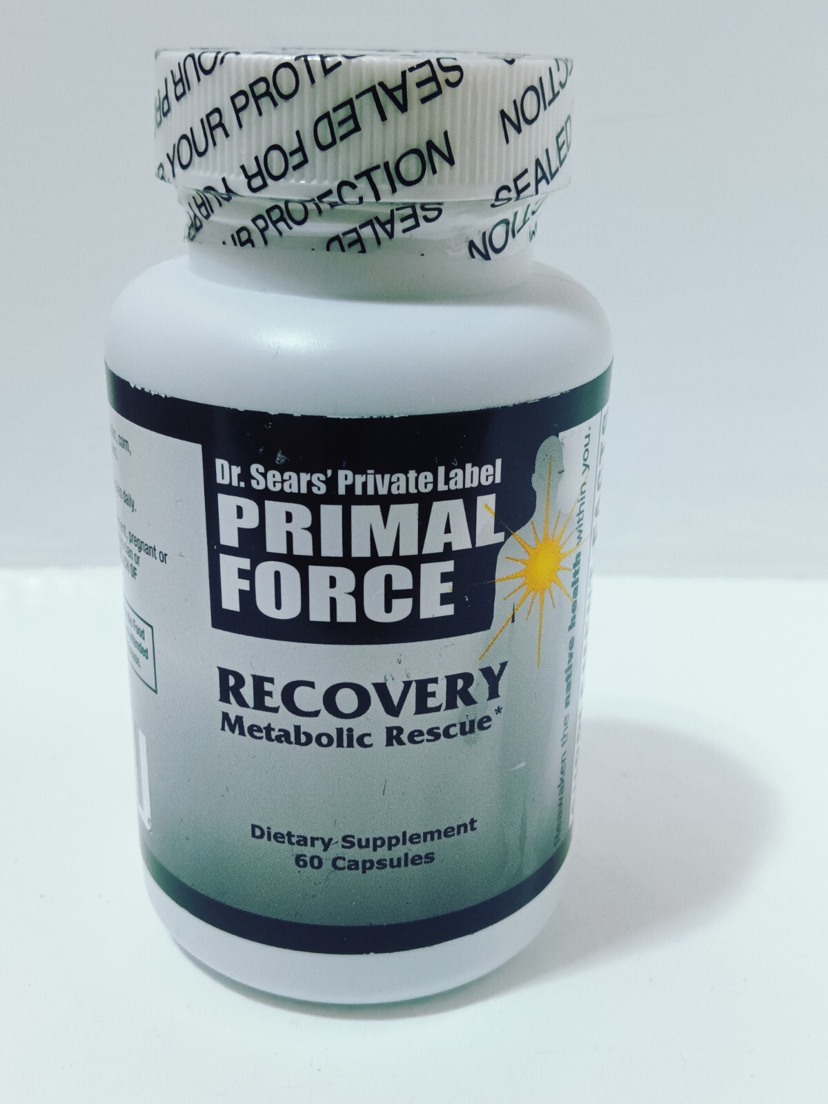Dr. Sears’ Private Label Primal Force Recovery – 60 Capsules * Sealed