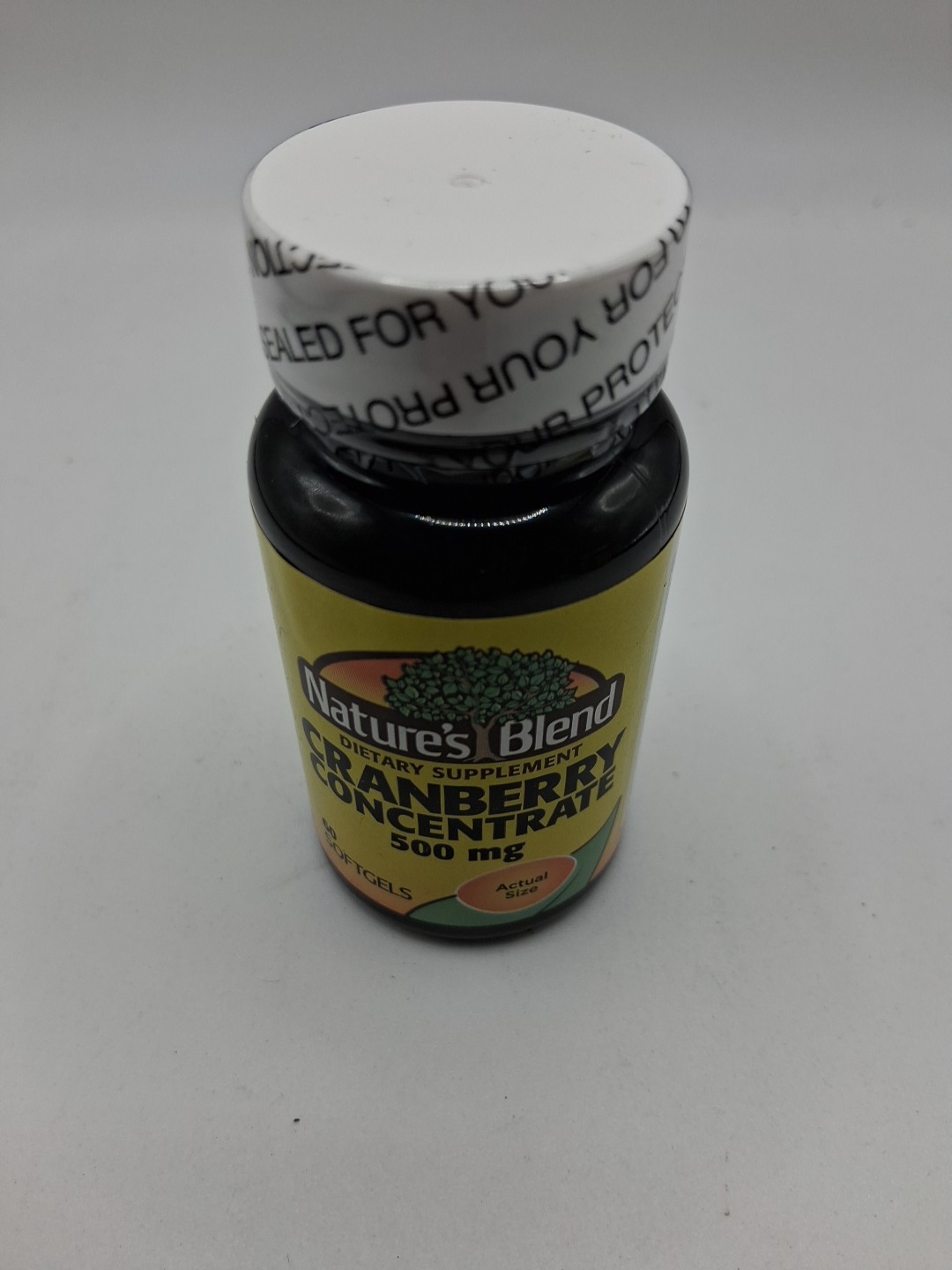 3x Natures Blend Cranberry Concentrate Gels 500Mg. 60Ct. Ea.(LotOf 3)Exp:07/2026