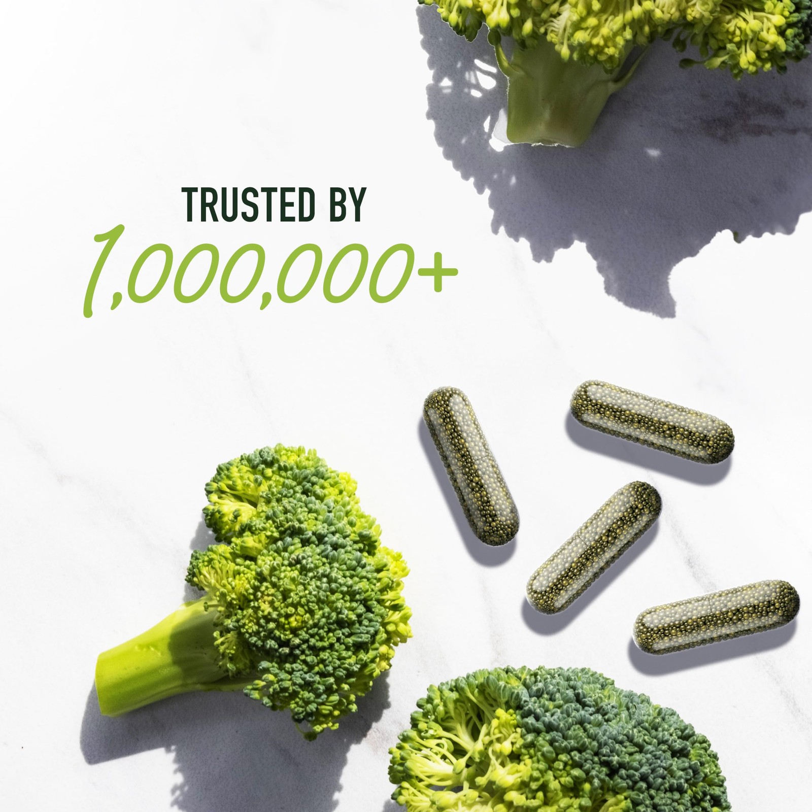 50MG Sulforaphane Supplement from Broccoli Sprouts NRF2 60 Count 60 Ct