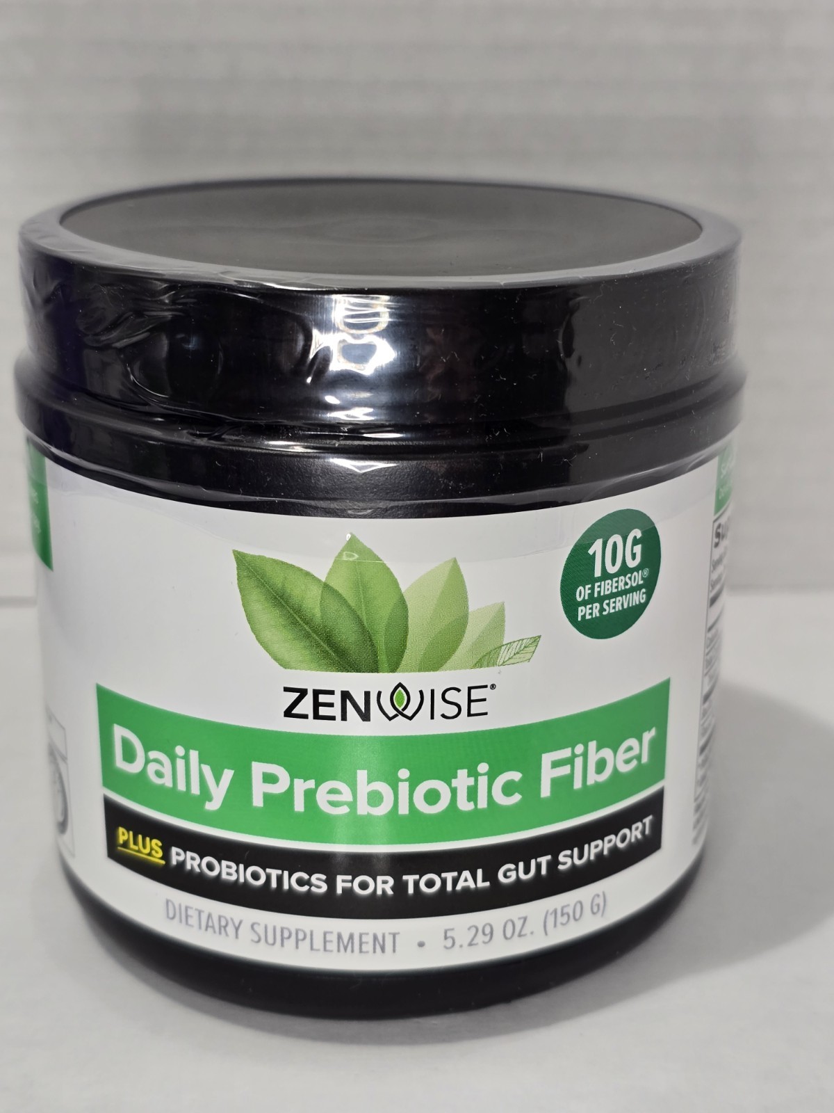 Zenwise Daily Prebiotic Fiber (10g per Serving) Gut Health 5.29oz EXP 08/2027