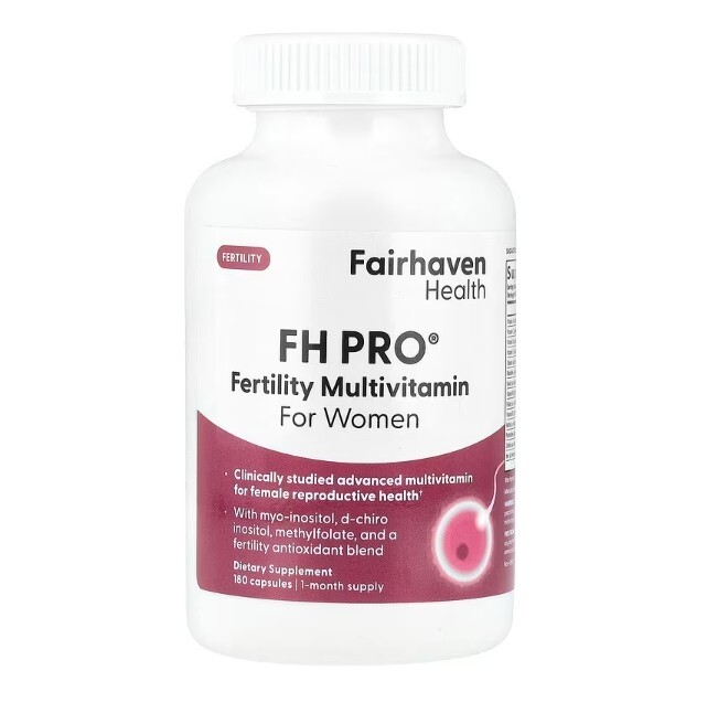 Fairhaven Health, FH Pro for Men + Women, 2 PACK, 180 capsules each! Fertility