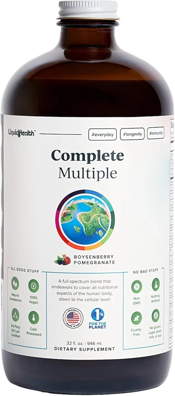 Complete Multiple Liquid – Boysenberry Pomegranate 32 fl. oz Each (Pack of 3)