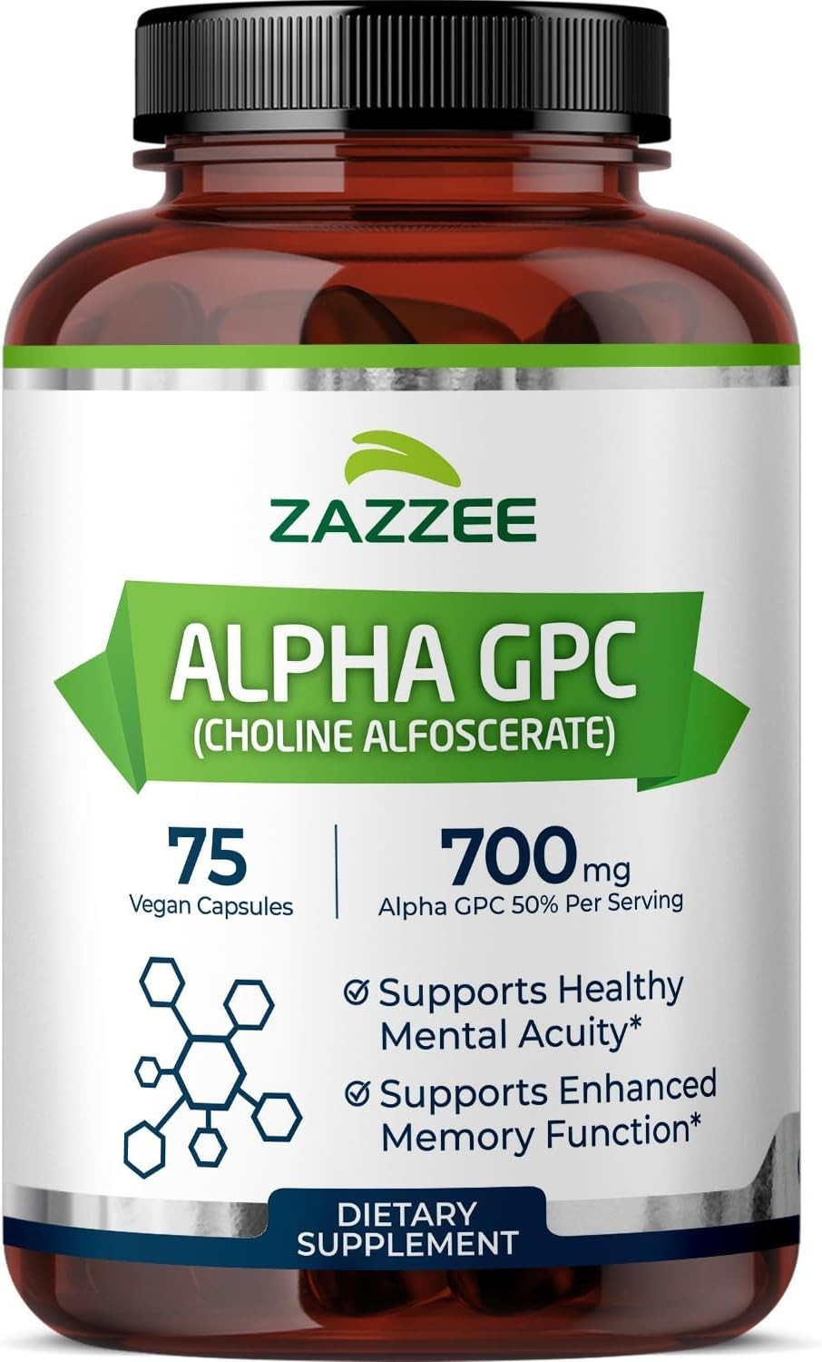 All-Natural Alpha GPC 700 mg Capsules – Cognitive Support for Any Age