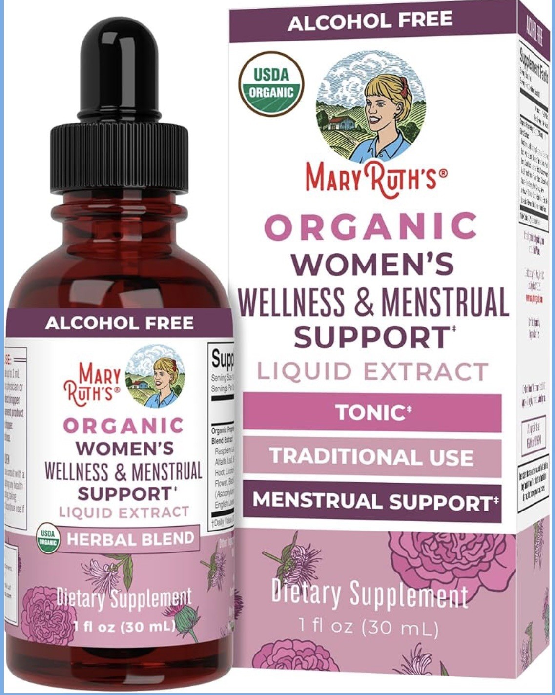 MaryRuth Valerian Root Liquid Drops Organic 60 Servings