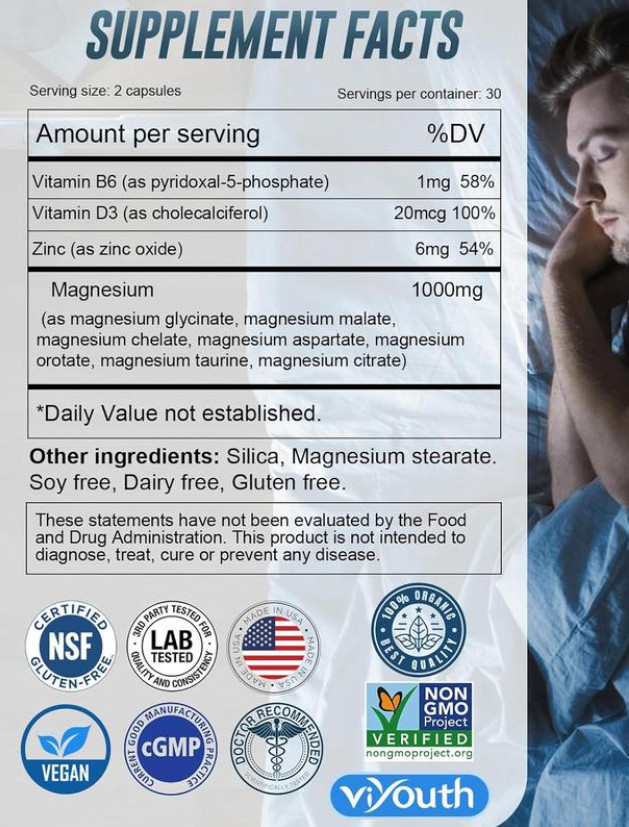 3-Pack Magnesium 7 Complex – Advanced Magnesium Blend for Daily Wellness-180 Cap