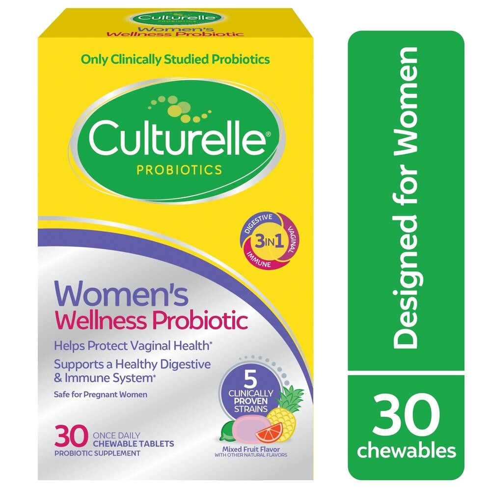 Culturelle Women’s Wellness, Daily Chewable Probiotic 30 Count