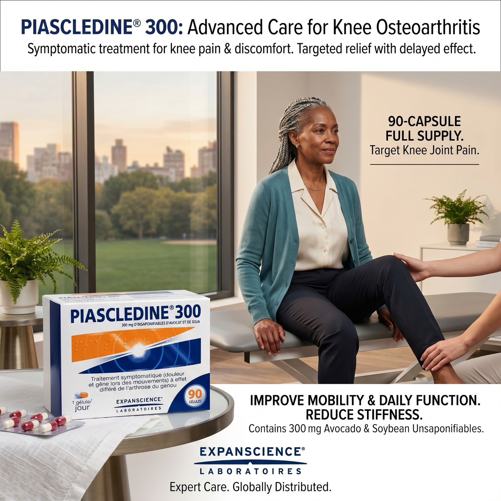 Piascledine 300 mg 90 Units Made In France 4 Boxes