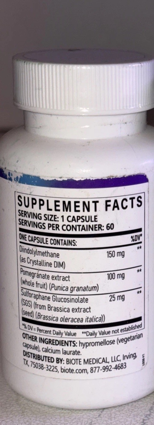 Biote Nutraceuticals – DIM SGS + – Hormone + Detox 60ct Each (Check5 . 26)