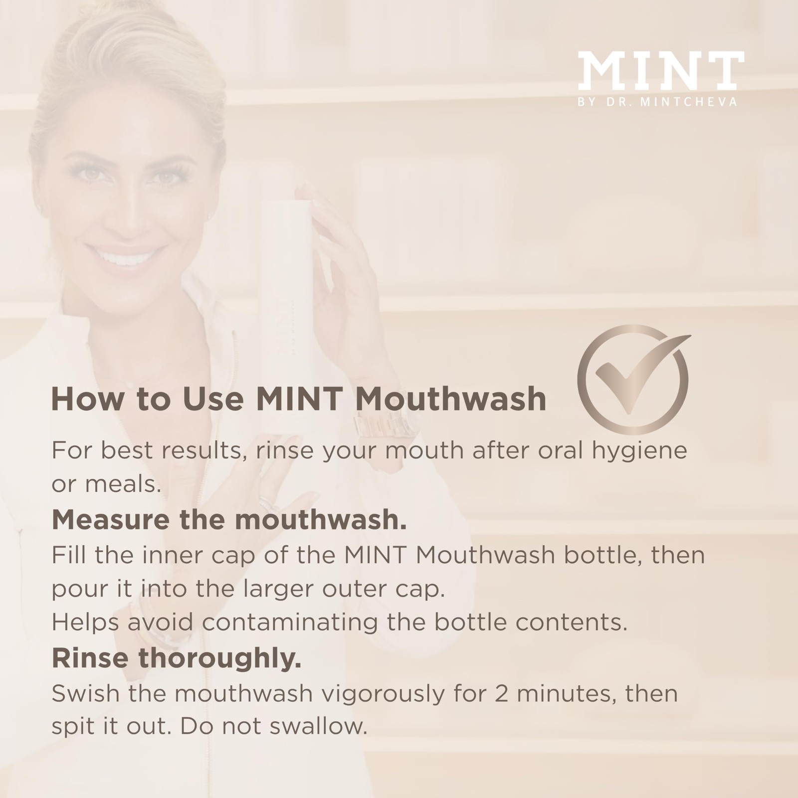 Mint Hollywood Smile Mouthwash Refill – 6.76 Fl Oz (Pack of 1), Neutral