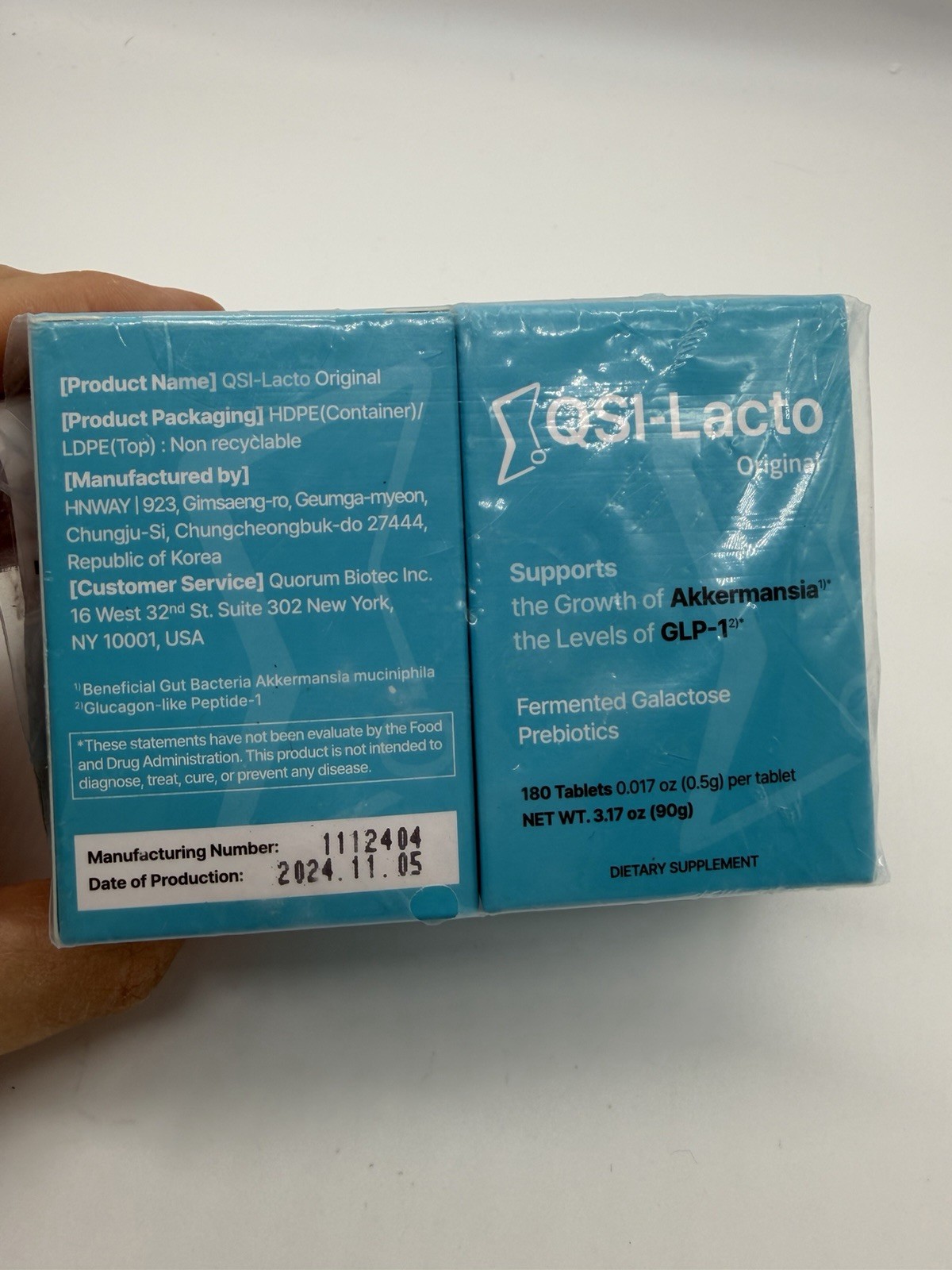 QSI-Lacto Original Supports Level Elevation – 2 Pack (180 Tablets EACH)