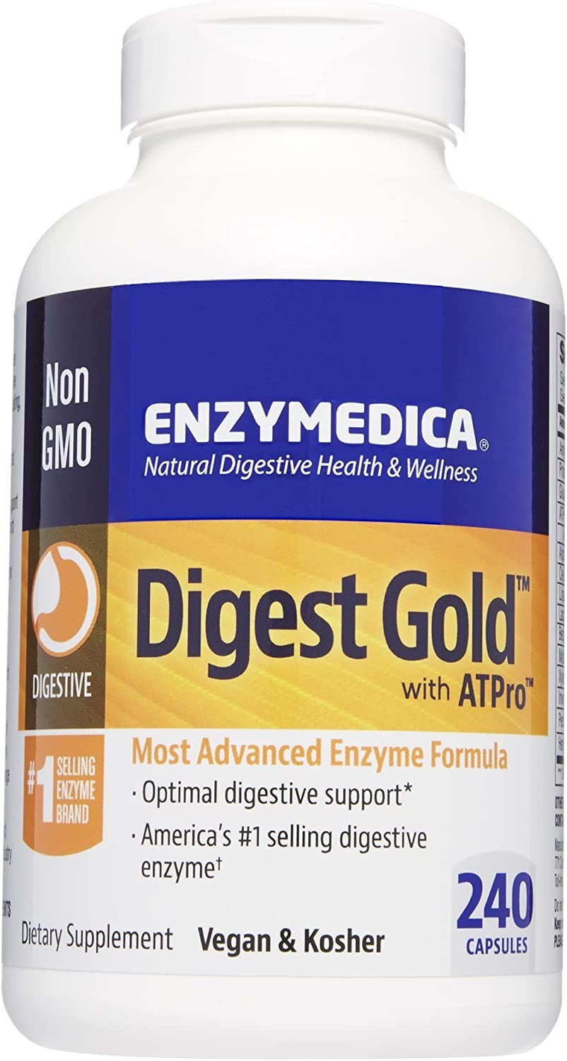 Enzymedica, Digest Gold Optimal Digestive Support – 240 Count