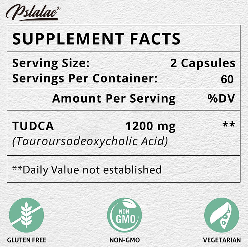 Advanced TUDCA 1200mg – Liver Detox Cleanse & Repair Formula, Enhance Immunity