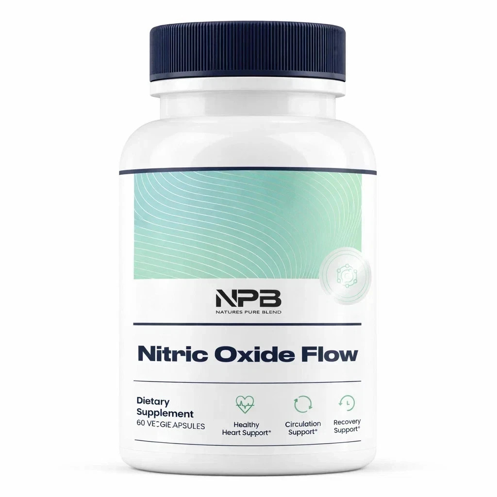 Nitric Oxide Flow Blood Pressure Support Improve Circulation-Natures Pure Blend
