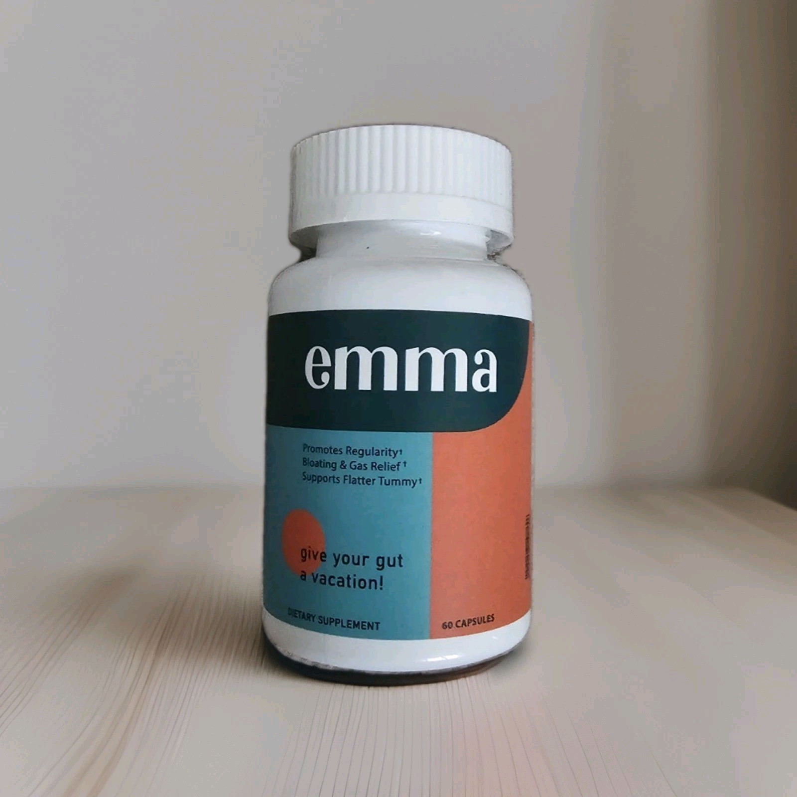 EMMA Gut Health Gas & Bloating Constipation Leaky Gut Repair 60 Capsules