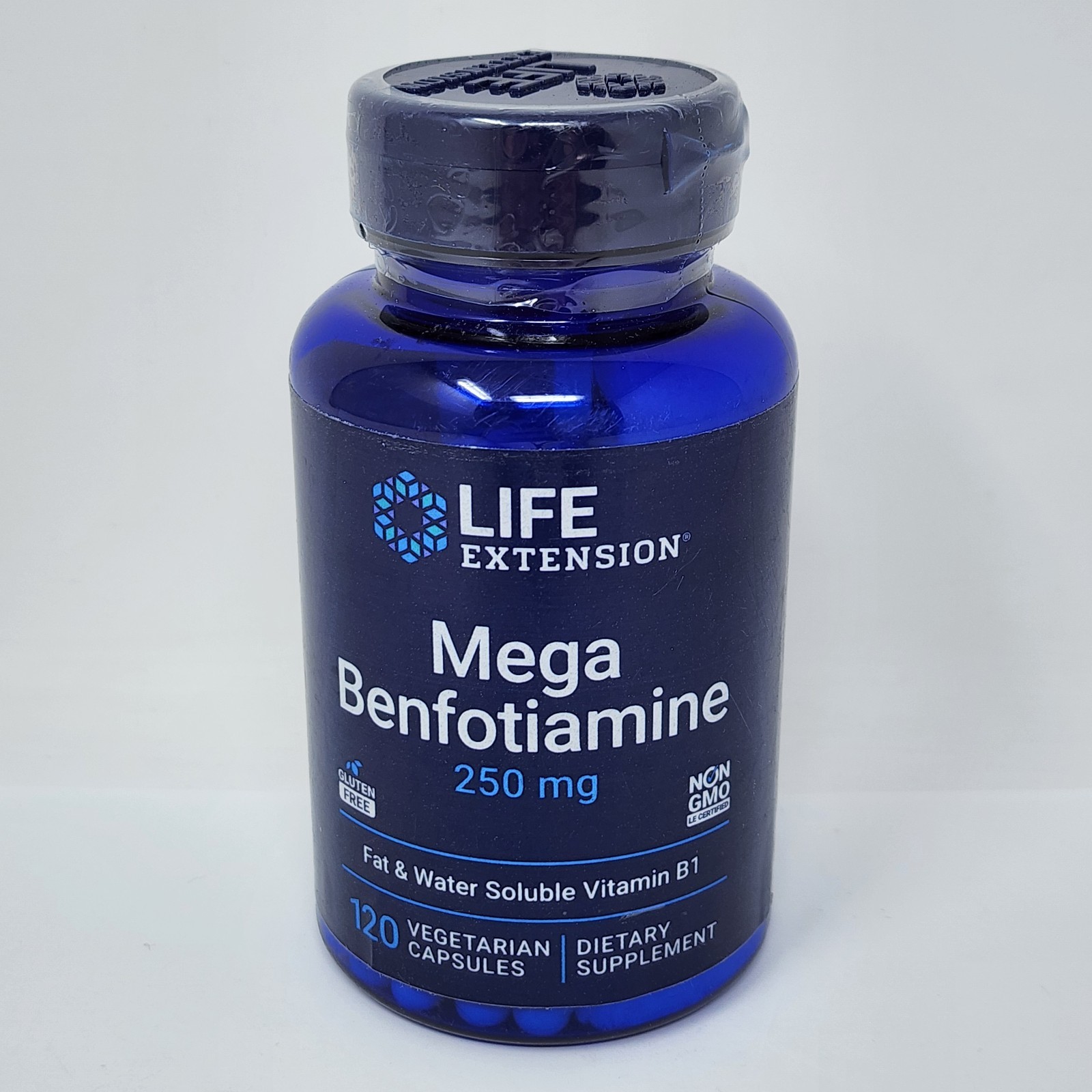 Life Extension Mega Benfotiamine 250 mg, 120 Capsules Exp 08/2026