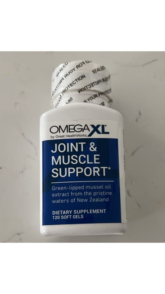 OmegaXL Joint Support Supplement – Natural Muscle 120 Count (Pack of 1) New
