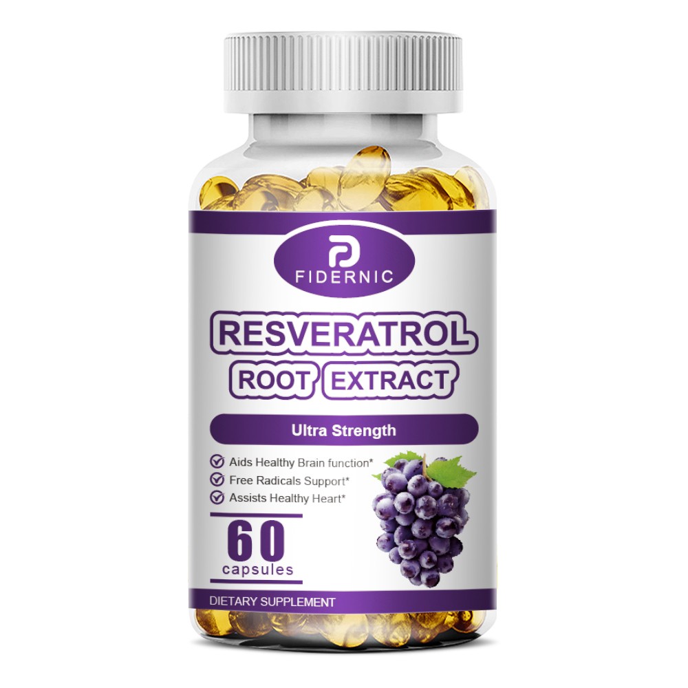 Resveratrol Extract 60 /120Capsules Heart Brain Wellness Support