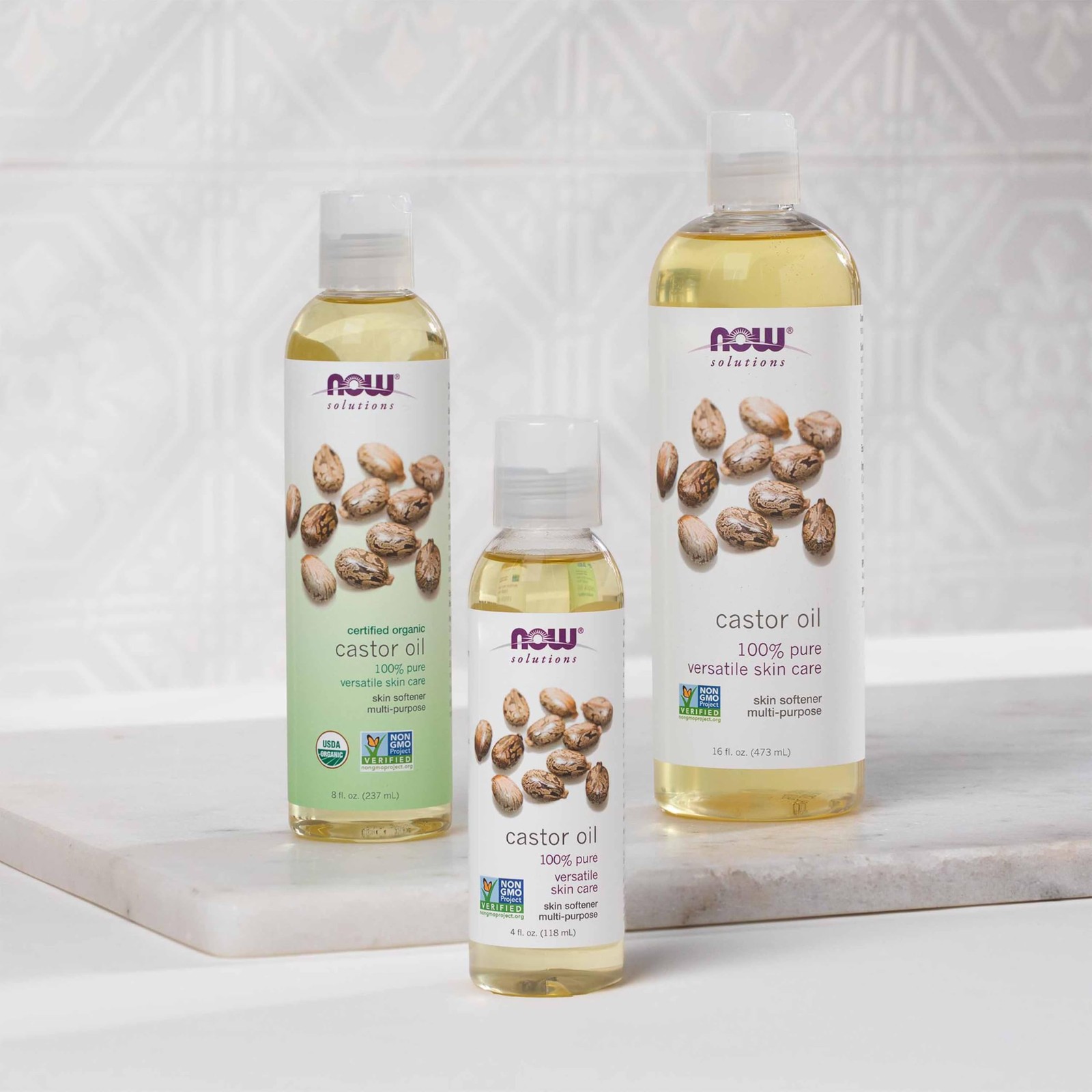Now Solutions Pure Castor Oil Skin Moisturizer 16 Fl Oz Multi Purpose Emollient