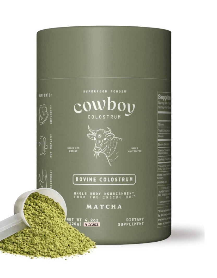 Cowboy Colostrum Matcha Superfood Powder 4.2 Oz Exp 07/2028 NEW