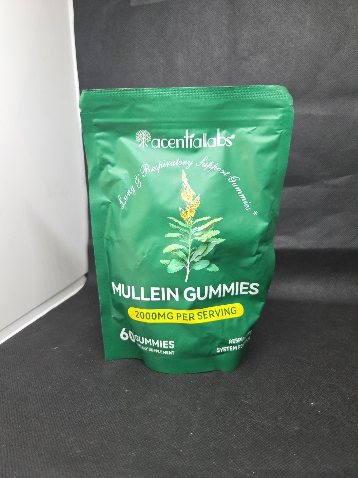 Lot Of 2 Mullein Gummies Acentialabs 60 120 Total 2000mg