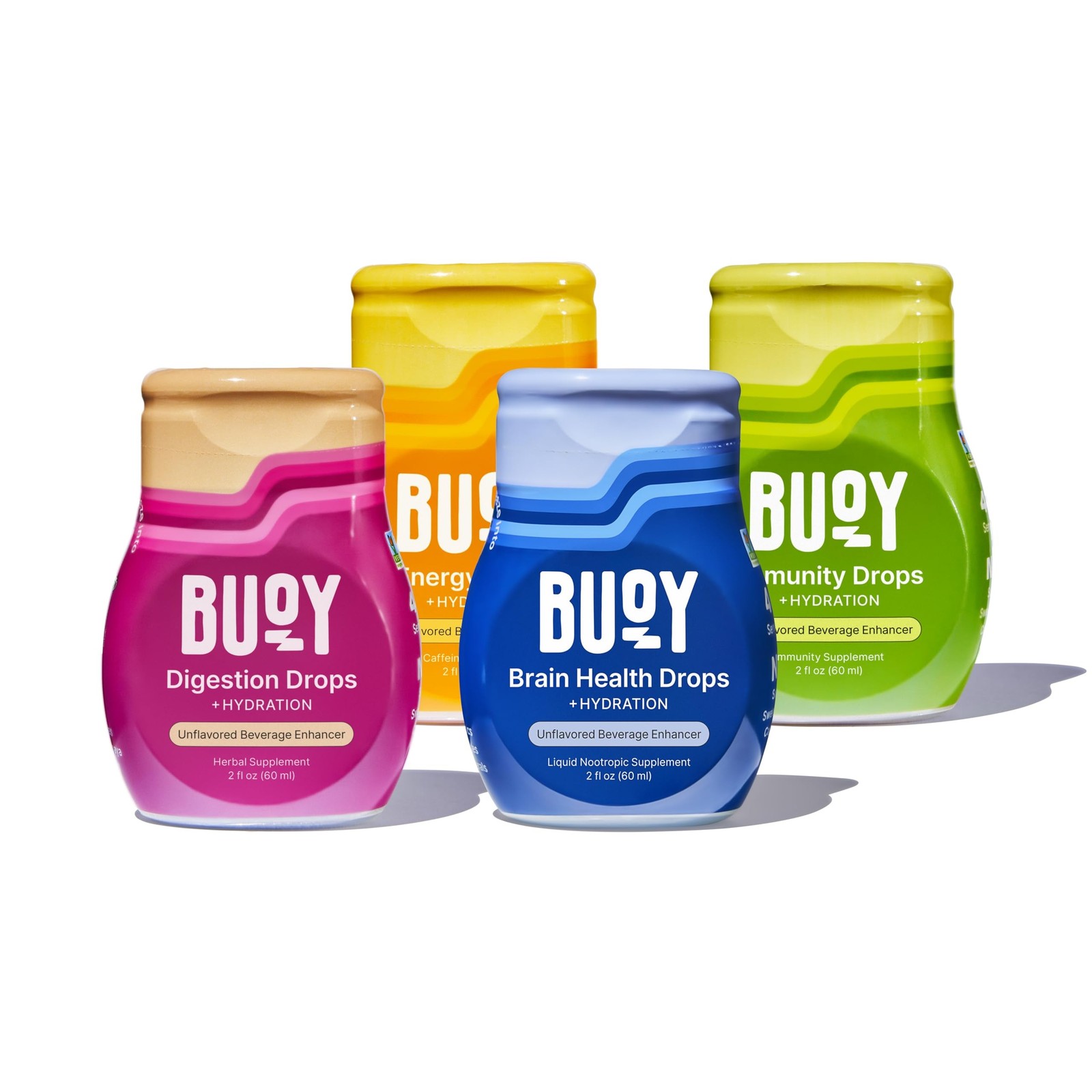 Buoy Electrolyte Drops Variety Pack | Digestion + Brain + Energy + Immunity |…