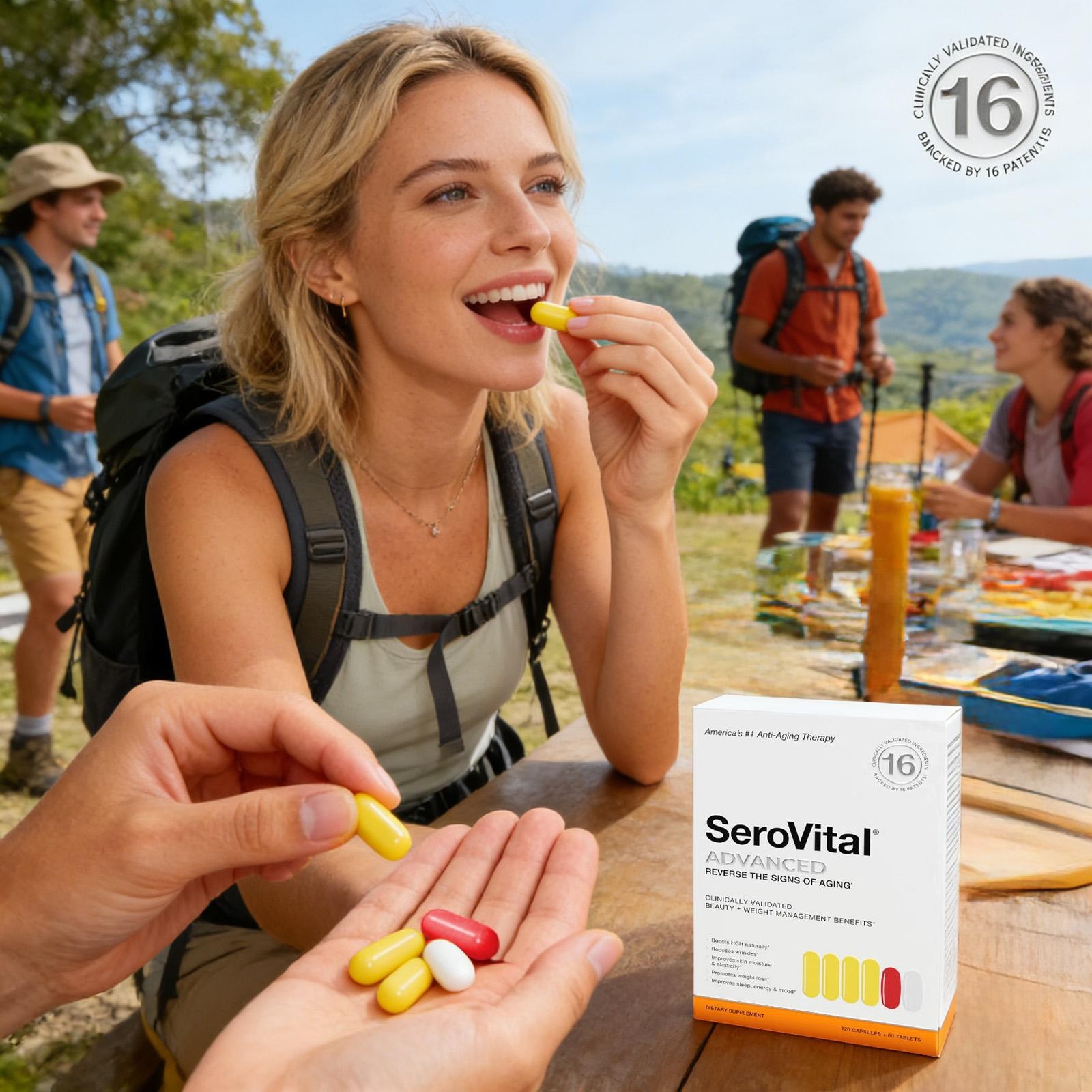 SeroVital Advanced Dietary Supplement 120 Capsules + 60 Tablets