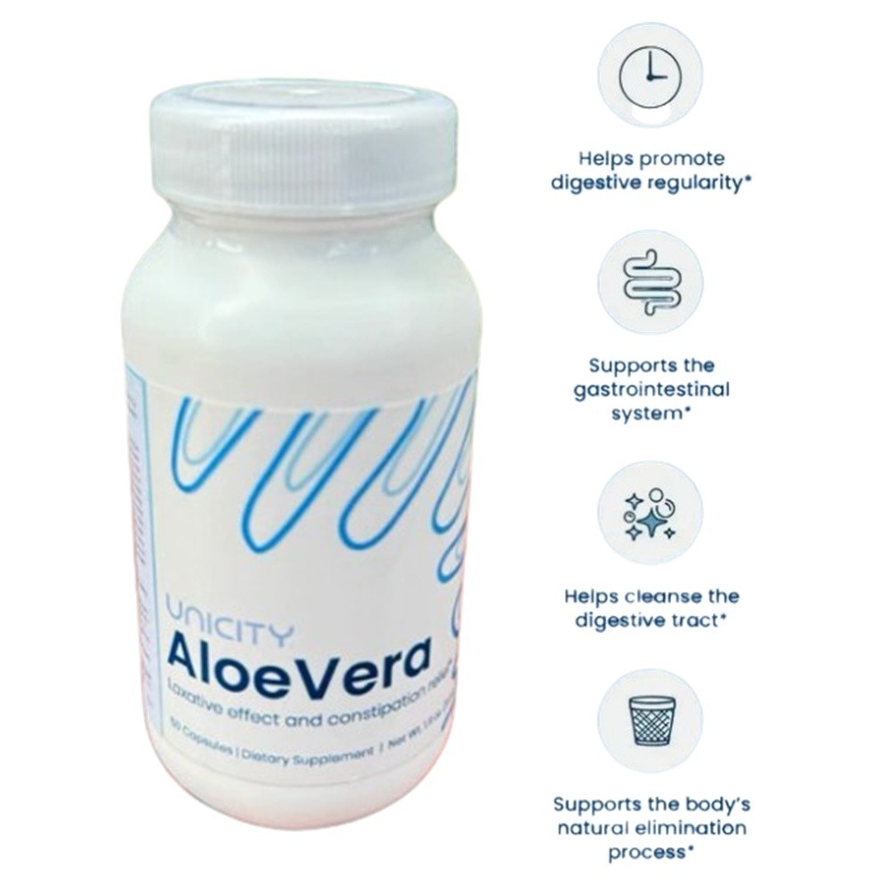 2X Unicity Aloe Vera Herbal Digestive Support Dietary Supplement Wellness Health