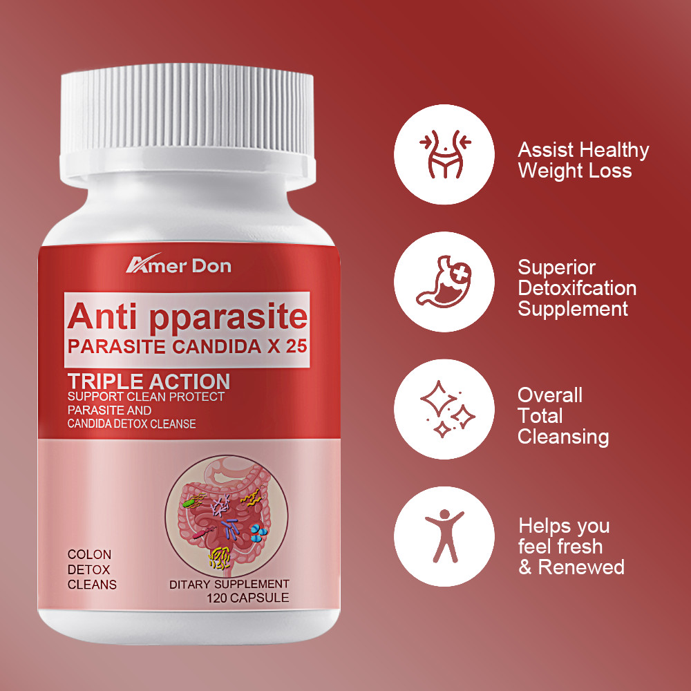 Parasite Cleanse DETOX Liver Colon Yeast Killer Pills All Natural Detox Candida