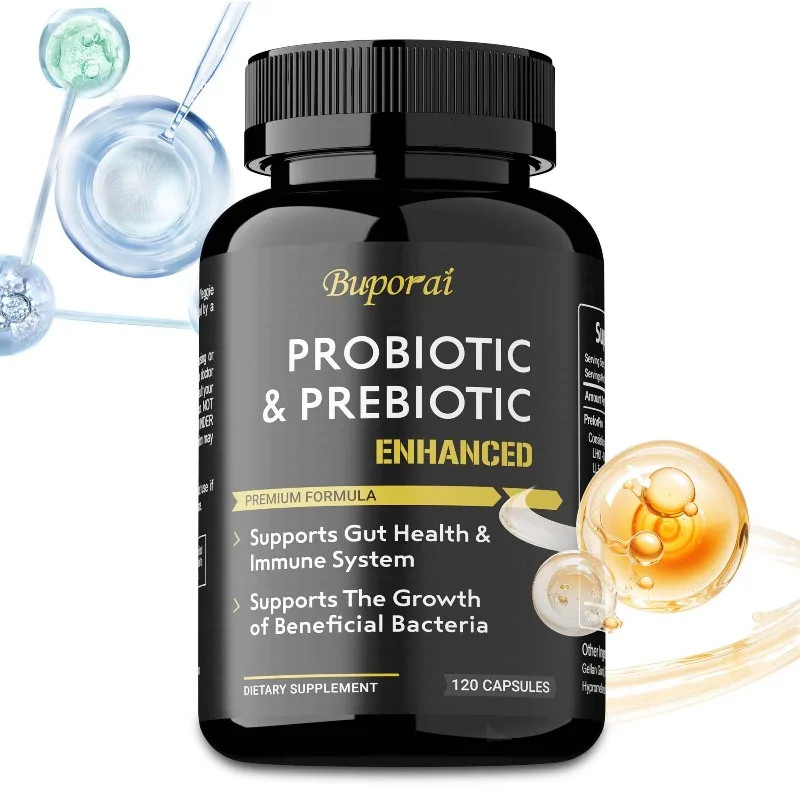 Probiotics & Prebiotics 120pcs – Balance Stomach Acid, Digestion and Gut Health