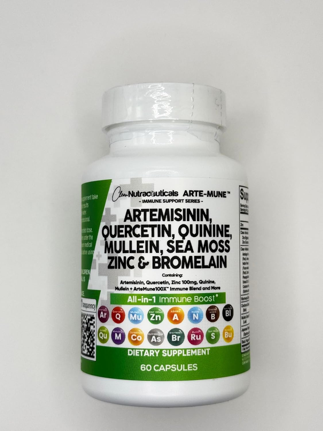 Artemisinin Quercetin Zinc Mullein Quinine Supplement with Sea Moss Bromelain As